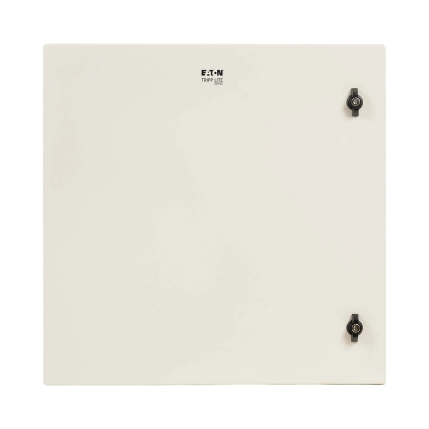 Tripp Lite SmartRack Industrial Enclosure with Lock, NEMA 4, Wall Mount, Metal Construction, 23 in. Depth, 12U, Gray — Being Shipped