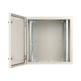 Tripp Lite SmartRack Industrial Enclosure with Lock, NEMA 4, Wall Mount, Metal Construction, 23 in. Depth, 12U, Gray — Being Shipped