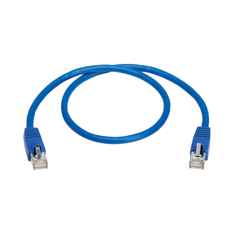 Tripp Lite Cat8 40G Snagless SSTP Ethernet Cable (RJ45 M/M), PoE, Blue, 2 ft. (0.6 m) — Being Shipped