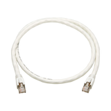 Tripp Lite Cat8 40G Snagless SSTP Ethernet Cable (RJ45 M/M), PoE, White, 2 ft. (0.6 m) — Being Shipped
