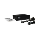 Tripp Lite Secure KVM Switch, 2-Port, Dual Head, DisplayPort to DisplayPort, 4K, NIAP PP4.0, Audio, TAA — Being Shipped
