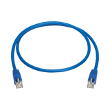 Tripp Lite Cat8 40G Snagless SSTP Ethernet Cable (RJ45 M/M), PoE, Blue, 3 ft. (0.9 m) — Being Shipped