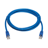 Tripp Lite Cat8 40G Snagless SSTP Ethernet Cable (RJ45 M/M), PoE, Blue, 7 ft. (2.1 m) — Being Shipped