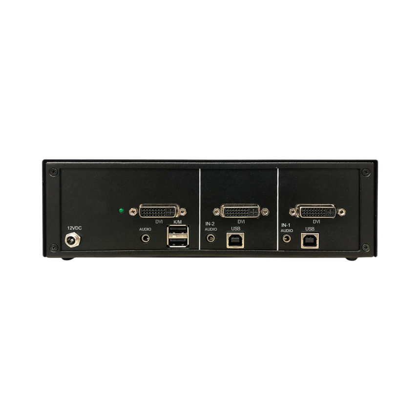 Tripp Lite Secure KVM Switch, 2-Port, Single Head, DVI to DVI, NIAP PP4.0, Audio, TAA — Being Shipped