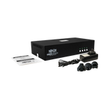 Tripp Lite Secure KVM Switch, 4-Port, Dual Head, DVI to DVI, NIAP PP4.0, Audio, TAA — Being Shipped