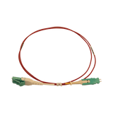 Tripp Lite 40/100/400G Multimode 50/125 OM4 Fiber Optic Cable (Duplex SN-PC to Duplex LC-PC M/M), LSZH, Magenta, 2 m (6.6 ft.) — Being Shipped