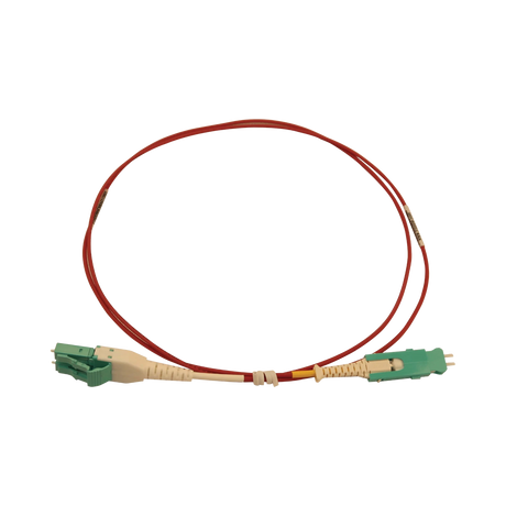 Tripp Lite 40/100/400G Multimode 50/125 OM4 Fiber Optic Cable (Duplex SN-PC to Duplex LC-PC M/M), LSZH, Magenta, 2 m (6.6 ft.) — Being Shipped