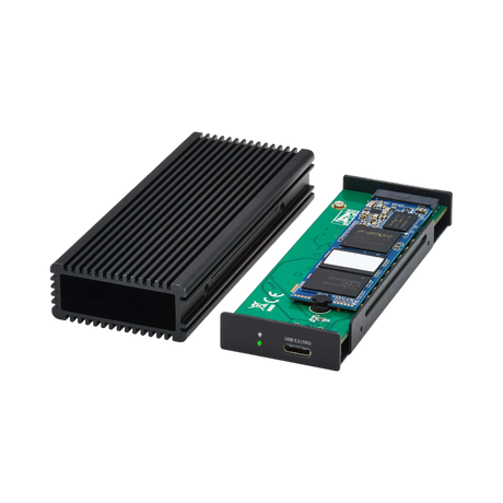 Tripp Lite series USB-C to M.2 NVMe and SATA SSD (M-Key) Gaming Enclosure Adapter - USB 3.2 Gen 2 (10 Gbps), LEDs — Being Shipped