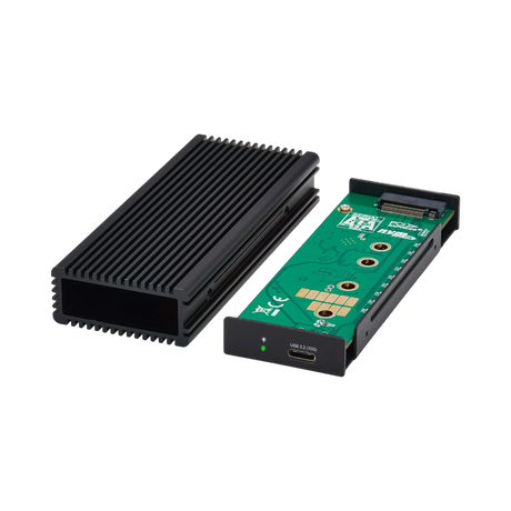 Tripp Lite series USB-C to M.2 NVMe and SATA SSD (M-Key) Gaming Enclosure Adapter - USB 3.2 Gen 2 (10 Gbps), LEDs — Being Shipped
