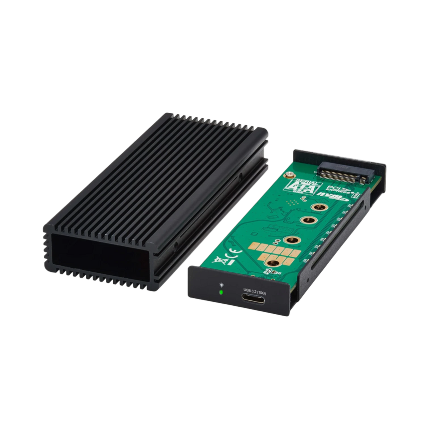 Tripp Lite series USB-C to M.2 NVMe and SATA SSD (M-Key) Gaming Enclosure Adapter - USB 3.2 Gen 2 (10 Gbps), LEDs — Being Shipped