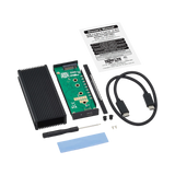 Tripp Lite series USB-C to M.2 NVMe and SATA SSD (M-Key) Gaming Enclosure Adapter - USB 3.2 Gen 2 (10 Gbps), LEDs — Being Shipped