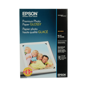 Epson Premium Photo Paper Glossy (13 x 19", 20 Sheets) — Being Shipped