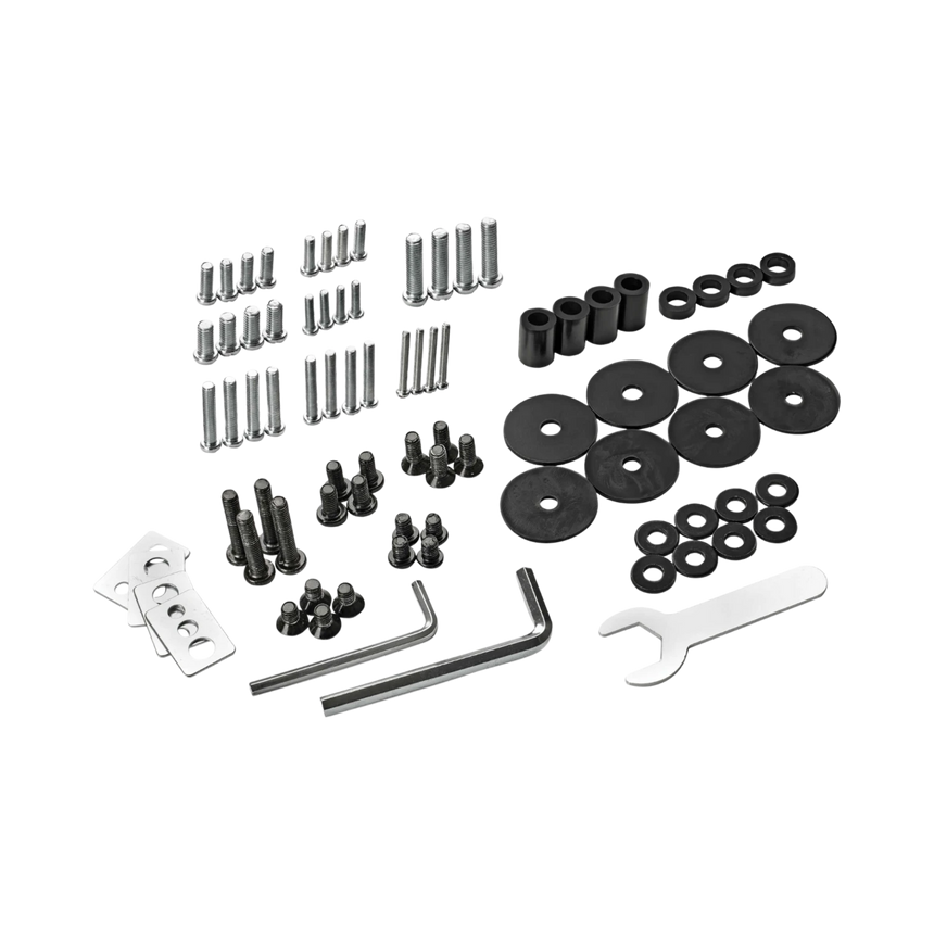 Tripp Lite Premier Rolling TV Cart for 37" to 70" Displays, Black Glass Base and Shelf, Locking Casters — Being Shipped