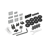 Tripp Lite Premier Rolling TV Cart for 37" to 70" Displays, Frosted Glass Base and Shelf, Locking Casters, White — Being Shipped