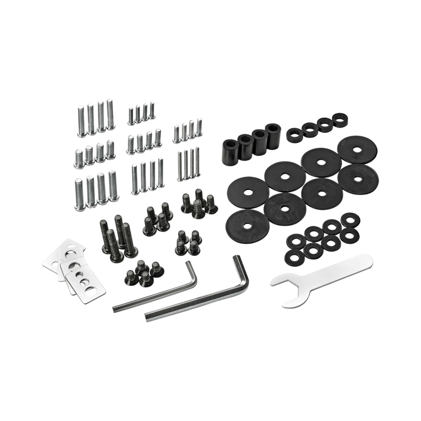 Tripp Lite Premier Rolling TV Cart for 37" to 70" Displays, Frosted Glass Base and Shelf, Locking Casters, White — Being Shipped