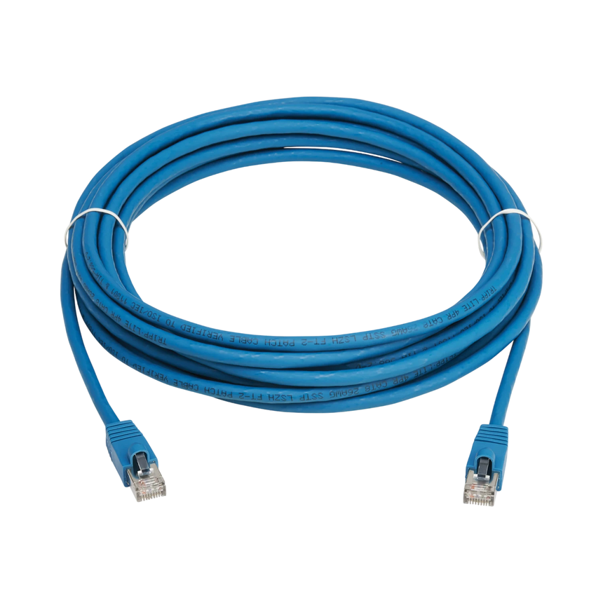 Tripp Lite Cat8 40G Snagless SSTP Ethernet Cable (RJ45 M/M), PoE, LSZH, Blue, 10 m (32.8 ft.) — Being Shipped