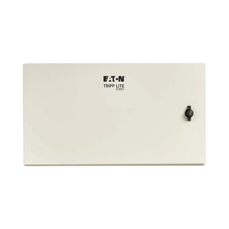 Tripp Lite SmartRack Industrial Enclosure with Lock, NEMA 4, Wall Mount, Metal Construction, Hinged Back, 28 in. Depth, 6U, Gray — Being Shipped