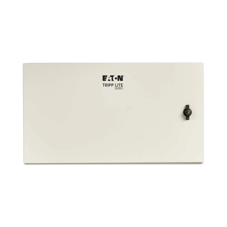 Tripp Lite SmartRack Industrial Enclosure with Lock, NEMA 4, Wall Mount, Metal Construction, Hinged Back, 28 in. Depth, 6U, Gray — Being Shipped