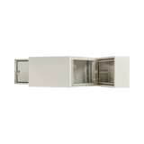 Tripp Lite SmartRack Industrial Enclosure with Lock, NEMA 4, Wall Mount, Metal Construction, Hinged Back, 28 in. Depth, 6U, Gray — Being Shipped