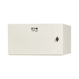 Tripp Lite SmartRack Industrial Enclosure with Lock, NEMA 4, Wall Mount, Metal Construction, Hinged Back, 28 in. Depth, 6U, Gray — Being Shipped