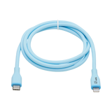 Tripp Lite 3ft USB-C to Lightning Antibacterial Charging Cable (Blue) — Being Shipped