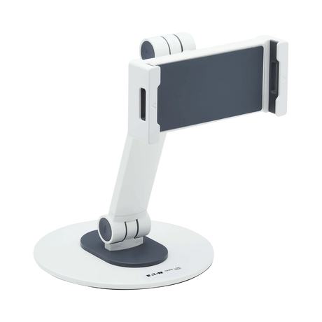 Tripp Lite Full-Motion Smartphone and Tablet Desktop Mount, White — Being Shipped