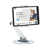 Tripp Lite Full-Motion Flexible Long-Arm Desktop Smartphone & Tablet Mount, White — Being Shipped