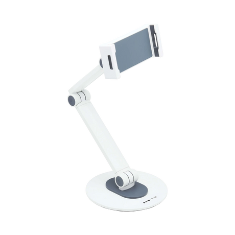 Tripp Lite Full-Motion Flexible Long-Arm Desktop Smartphone & Tablet Mount, White — Being Shipped