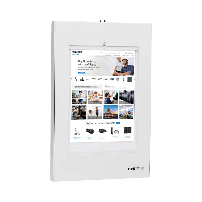 Tripp Lite Secure Wall Mount for 9.7 in. to 11 in. Tablets, White — Being Shipped