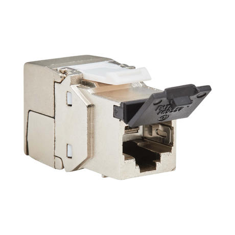 Tripp Lite Cat8 STP Shielded Tool-Free Keystone Jack, 568A/568B, TAA — Being Shipped