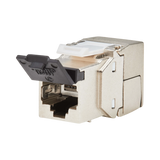 Tripp Lite Cat8 STP Shielded Tool-Free Keystone Jack, 568A/568B, TAA — Being Shipped