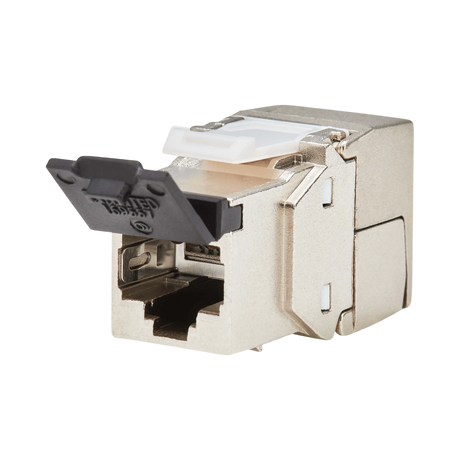 Tripp Lite Cat8 STP Shielded Tool-Free Keystone Jack, 568A/568B, TAA — Being Shipped