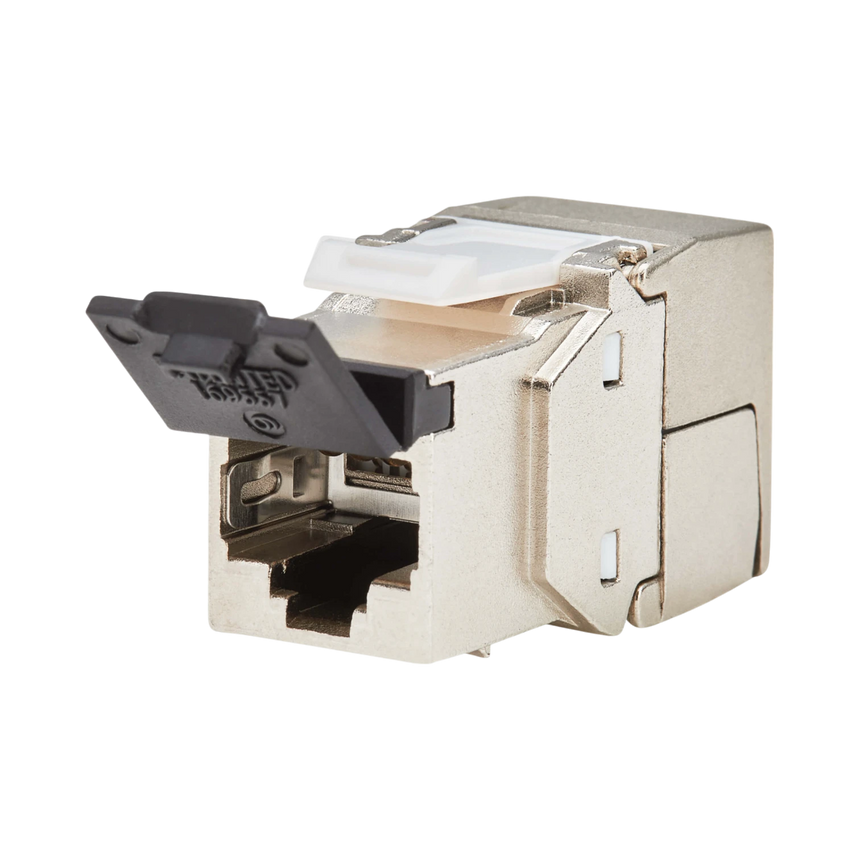 Tripp Lite Cat8 STP Shielded Tool-Free Keystone Jack, 568A/568B, TAA — Being Shipped