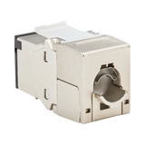 Tripp Lite Cat8 STP Shielded Tool-Free Keystone Jack, 568A/568B, TAA — Being Shipped