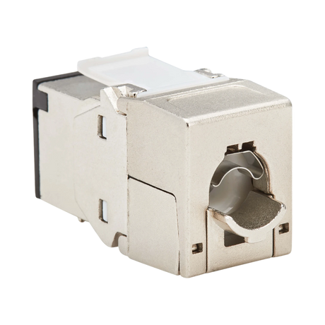 Tripp Lite Cat8 STP Shielded Tool-Free Keystone Jack, 568A/568B, TAA — Being Shipped