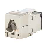 Tripp Lite Cat8 STP Shielded Tool-Free Keystone Jack, 568A/568B, TAA — Being Shipped