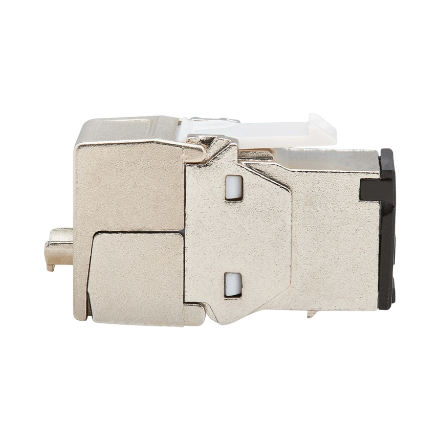 Tripp Lite Cat8 STP Shielded Tool-Free Keystone Jack, 568A/568B, TAA — Being Shipped