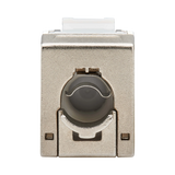 Tripp Lite Cat8 STP Shielded Tool-Free Keystone Jack, 568A/568B, TAA — Being Shipped