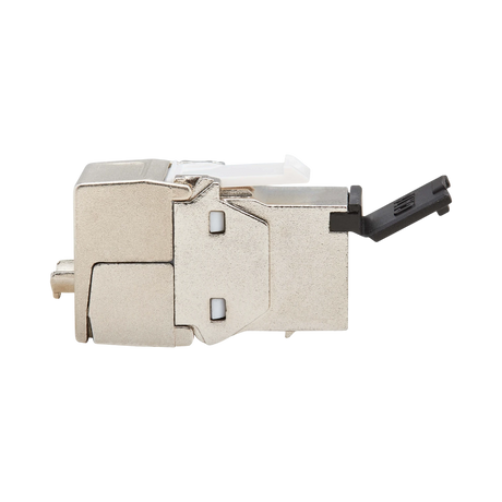 Tripp Lite Cat8 STP Shielded Tool-Free Keystone Jack, 568A/568B, TAA — Being Shipped