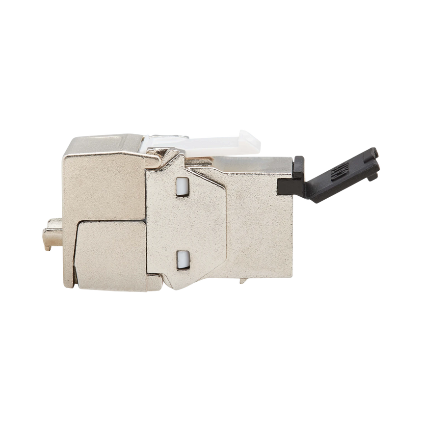 Tripp Lite Cat8 STP Shielded Tool-Free Keystone Jack, 568A/568B, TAA — Being Shipped