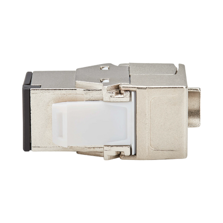 Tripp Lite Cat8 STP Shielded Tool-Free Keystone Jack, 568A/568B, TAA — Being Shipped