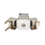 Tripp Lite Cat8 STP Shielded Tool-Free Keystone Jack, 568A/568B, TAA — Being Shipped