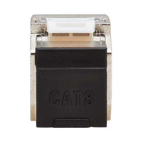 Tripp Lite Cat8 STP Shielded Tool-Free Keystone Jack, 568A/568B, TAA — Being Shipped