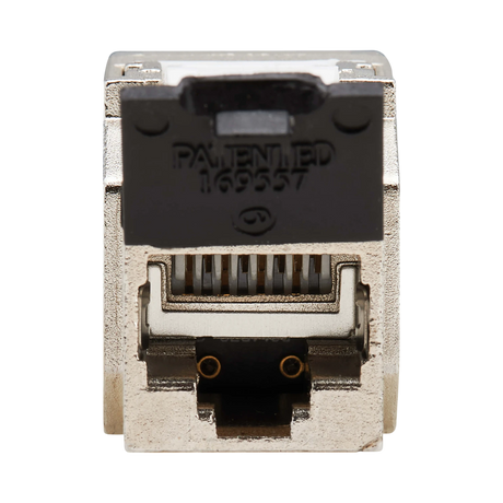 Tripp Lite Cat8 STP Shielded Tool-Free Keystone Jack, 568A/568B, TAA — Being Shipped