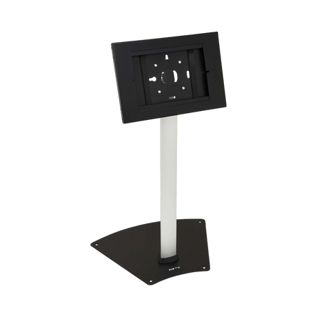 Tripp Lite Secure Tablet Mount Floor Stand, Height-Adjustable, Black/Silver — Being Shipped