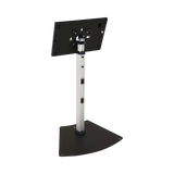 Tripp Lite Secure Tablet Mount Floor Stand, Height-Adjustable, Black/Silver — Being Shipped