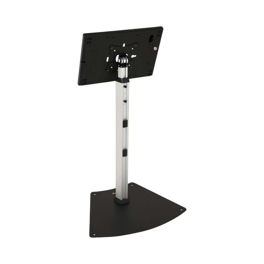 Tripp Lite Secure Tablet Mount Floor Stand, Height-Adjustable, Black/Silver — Being Shipped