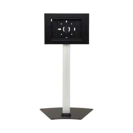 Tripp Lite Secure Tablet Mount Floor Stand, Height-Adjustable, Black/Silver — Being Shipped