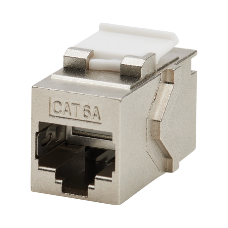 Tripp Lite Cat6a Shielded Snap-In Coupler (RJ45 F/F), TAA — Being Shipped