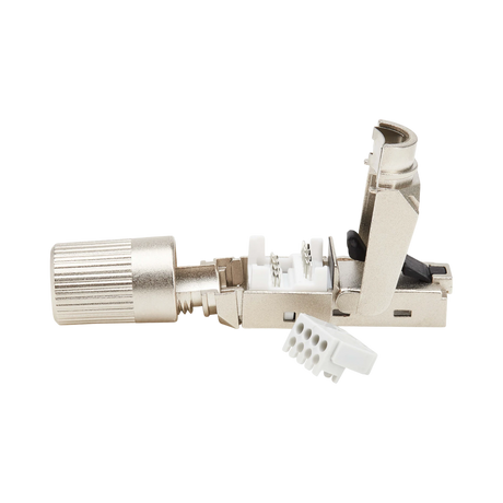 Tripp Lite Cat8 STP Class 1 Field-Termination Plug, 568A/568B, TAA — Being Shipped